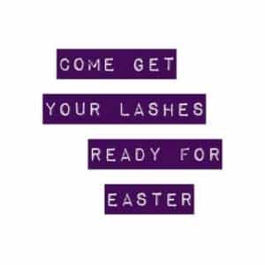Easter is right around the corner #eyelashextensions #lashes #orangecountyeyelas